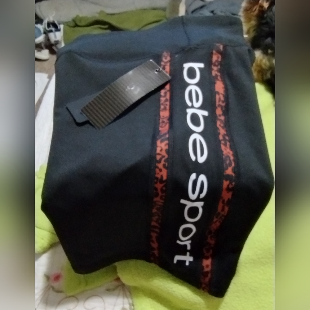 NWT Bebe Sport Athletic Shorts, Large See Photos